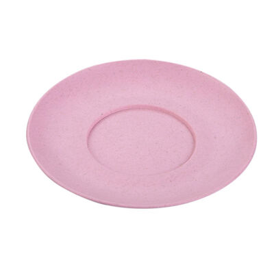 

Wheat Straw Round Plates Lightweight Unbreakable Dinner Dessert Degradable Dishes For Fruit Snack
