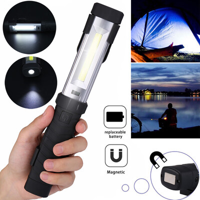 

〖Follure〗COBLED Rechargeable Magnetic Torch Flexible Inspection Lamp Cordless Work Light