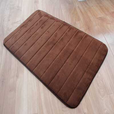 

Memory Foam Soft Bathroom Bedroom Bath Mat Floor Rug Carpet With Non Slip pad