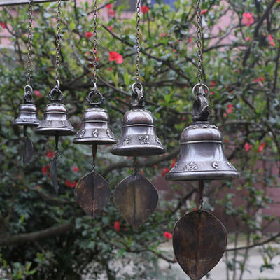 

Nepal Style Handmade Wind Chimes for Home Garden Decor Retro Wall Hanging Wind Chimes for Elder Gifts Feng Shui Decor Supplies
