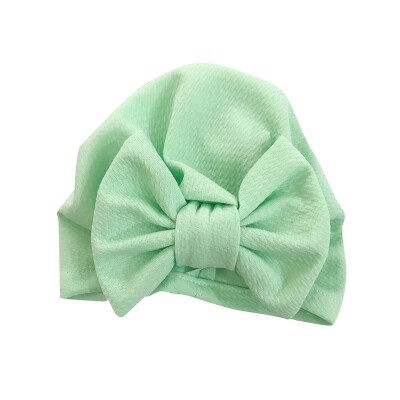 

Baby Boy Girl Big Bow Headwrap Baby Headband Cute Newborn Toddler Bowknot Cotton Beanie Hat Cap