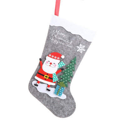 

Christmas Stockings Socks Cat Dog Elk Navidad New Year Candy Bag Christmas Decorations Xmas Tree Ornaments Party Kids Gift Bags