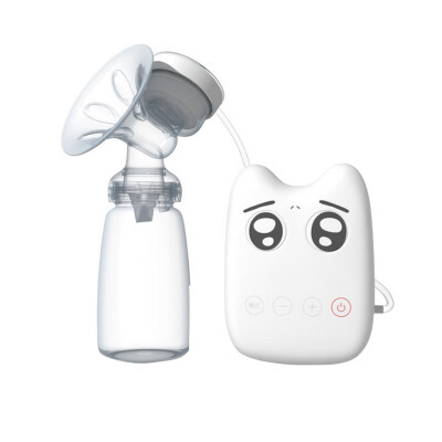 

Real Bubee Baby Milk Extractor Suckers Single Breast Pump with Milk Bottle Intelligent USB Electric Breast Pumps