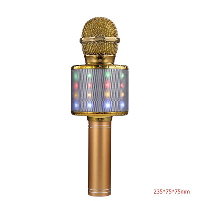 

4 in 1 Portable Wireless Karaoke Microphone for Bluetooth Mic Speaker Player Selfie Function for iPhone for Android