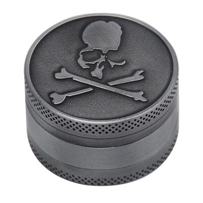 

3-Part Zinc Alloy Metal Herb Grinder Mills Tobacco Spice Weed Grinder Crusher With Free Scraper