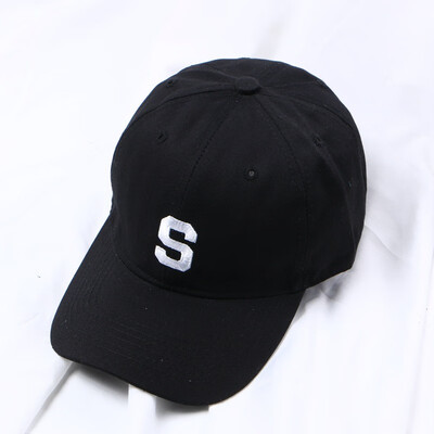 

Hat female Korean version of the students street spring&summer solid-colored letter baseball cap mens tide soft top cap