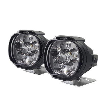 

2Pcsset Motorcycle External LED Spotlight 6 LED 8W 1000LM 6500K Light Replacement Kit High Brightenss