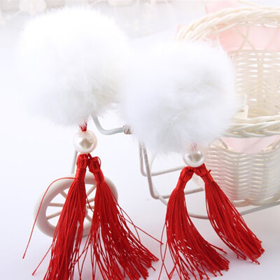 

2019 Baby Tassel Hairpins Chinese Style Tang Dynasty New Year Headdress children Cheongsam Hanfu Women Accessories