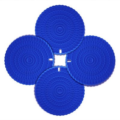 

Silicone Hot Pad Food Safe Place Mat Set of 4