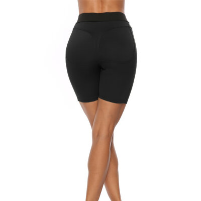 

New High Waist Solid Shorts Sexy Ladies Fitness Sports Shorts Moisture Wicking Shorts Fitness Running Cycling Shorts