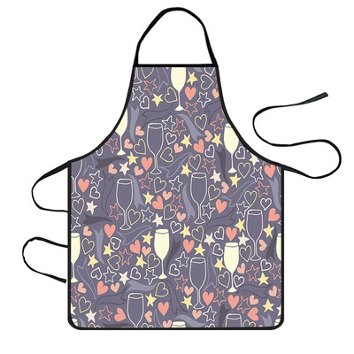 

Toponeto Home Women Waterproof Cute Cartoon Kitchen Restaurant Cooking Bib Apron Aprons