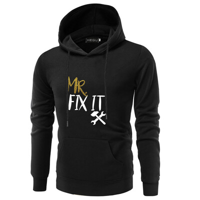 

New Fashion Casual Mrs Broke It Mr Fixs It Letter Print Couples Hoodies Long Sleeve Hooded Sweatshirt Lover Pullover