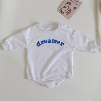 

new born baby clothes Autumn Winter Infant Baby Girls Boys Romper Long Sleeve Letter Rompers Toddler Bodysuit Jumpsuit