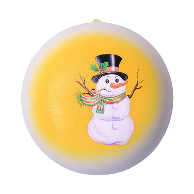 

Tailored Hot Christmas Snowma Bread Slow Rising Scented Relieve Stress Toy Key Pendant