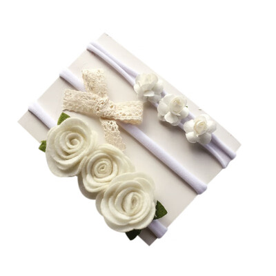 

Baby Girl Headbands Bowknot Hair Band Set Kids Skinny Stretchy Flower Hairband Baby Hair Accessories