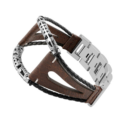 

〖Follure〗Leather Bands Handmade Wristband Bracelet Straps For Samsung Galaxy Watch 46mm