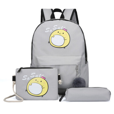 

Tailored Fashion Simple Style Multi-Function Waterproof Oxford Hair Ball Three-Piece Bag