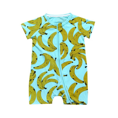

Baby Boy Girl Summer Cute Romper Kids Casual Fruit Floral Romper Infant Short Sleeve Costumes