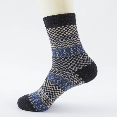 

Winter Thick Warm Stripe Wool Socks Casual Calcetines Hombre Sock Business Male Socks