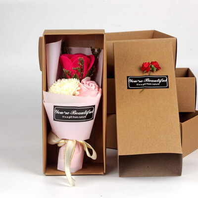 

Toponeto Box Scented Bath Body Petal Rose Flower Soap Wedding Decoration Gift Best
