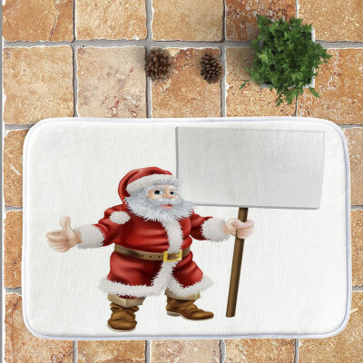 

〖Follure〗Christmas Festival Entrance Door Bathroom Floor Mat Indoor Bath Decor