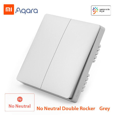 

Xiaomi Aqara QBKG04LM Smart Wall Switch Smart Wi-Fi Control Lighting from Anywhere Home Smart Wall Touch APP Home Device Remote Co