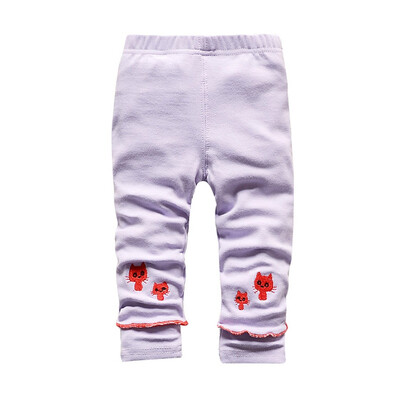 

Toddler Bottom Cartoon Animal Design Baby Girl Clothes Autumn Newborn Baby Girls Pants Cotton Leggings Elastic Waist