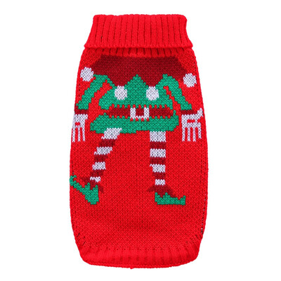 

Christmas Pet Warm Costume Puppy Knitting Thickening sweater Soft 2-legged Vest Clothing For Chihuahua Teddy Small Medium Dogs