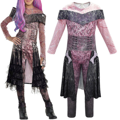 

Descendants 3 Audrey Mal Costume Jumpsuit Xmas Party Cosplay Fancy Dress Outfits