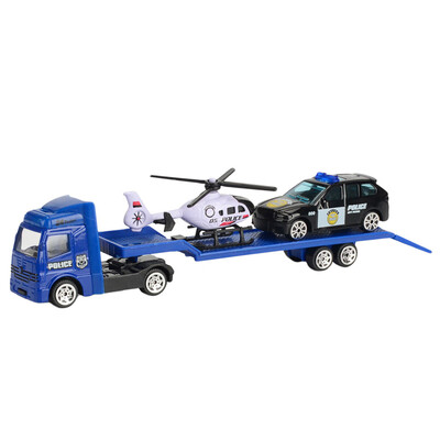 

Tailored Children Educational Toy Truck Toy Car Model Scenes Set Portable Storage