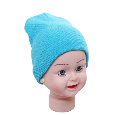 

Kids Hat Winter Warm Baby Hat Knitted Boy Girl Kids Toddler Infant Cap Beanie Candy Color