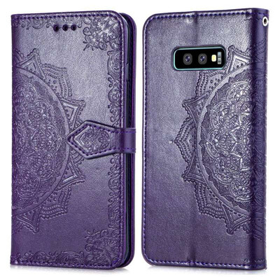 

MOONCASE OPPO Find X bracket plated mirror holster - purple blue
