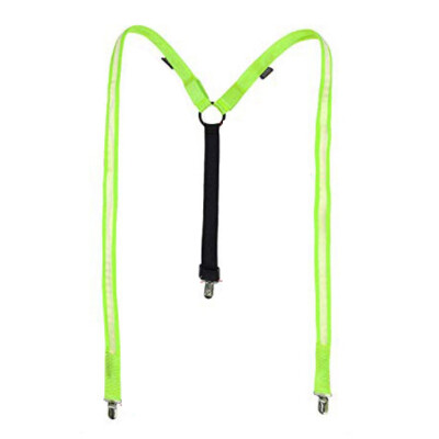 

Unisex Fashion Party Decoration LED Light Up Suspender Colorful Change Color Personality