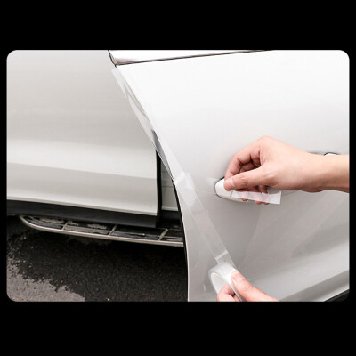 

Car Door Sill Protector Anti-collision Stickers Strip Tape Transparent 3MM10m