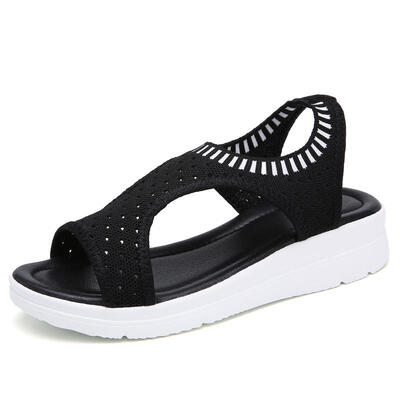 

2019 women flat sandals shoes women woven wedge sandals shoes ladies beach summer slingback sandals flipflops shoes size 35-43