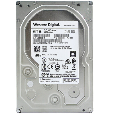 

Western Digital 6TB SATA6Gbs 7200 to 256M Enterprise Hard Drive HUS726T6TALE6L4