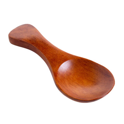 

4pcs Wooden Spoon Japanese Style Soup Spoons Solid Wood Porridge Spoon For Ice Cream Seasoning Spice Spice Tableware