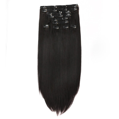 

BHF 10piece Clip in 100 Remy Human Hair Extensions Long Soft Silky Straight for Women Fashion