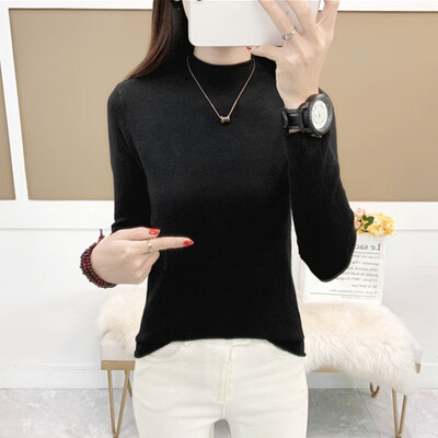 

Sweater Women Long Sleeve Turtleneck Winter Autumn Sweaters Solid Korean Fashion Female Pullover Jumper Truien Dames