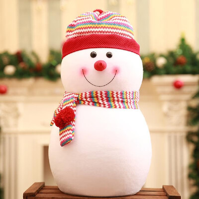 

Christmas snowman doll big medium&small bubble snowman home Christmas tree decoration gift window decoration Lei Feng hat snow