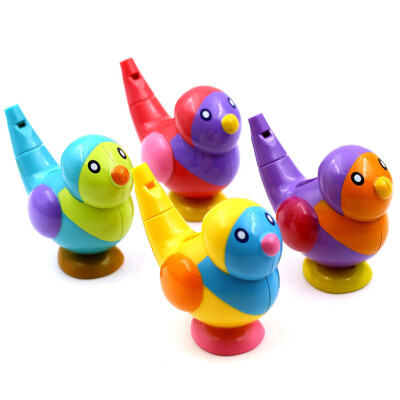 

Tailored Lovely Bird Shape Whistle Kids Music Instrumental Bath Toy Baby Educational Toys