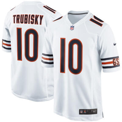 

Youth Football Jersey Chicago Bears Mitchell Trubisky White Game Jersey