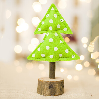 

Toponeto Merry Christmas Tree Cloth Desk Decoration Toy Doll Gift Office Home Children