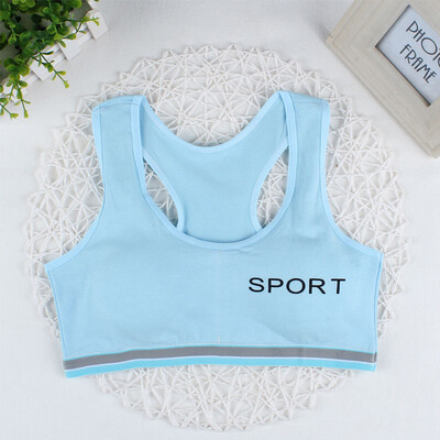 

Girls Underwear Bra Vest Letter Print Cotton Bras Wire Free Comfortable Bra Underwear for Girls