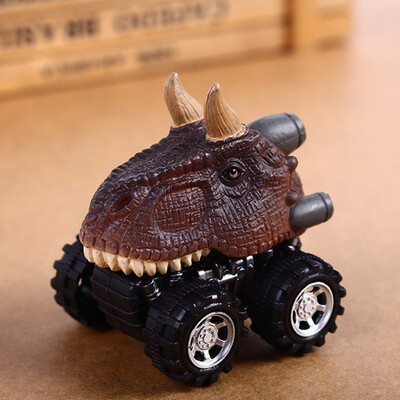 

Gobestart Childrens Day Gift Toy Dinosaur Model Mini Toy Car Back Of The Car Gift