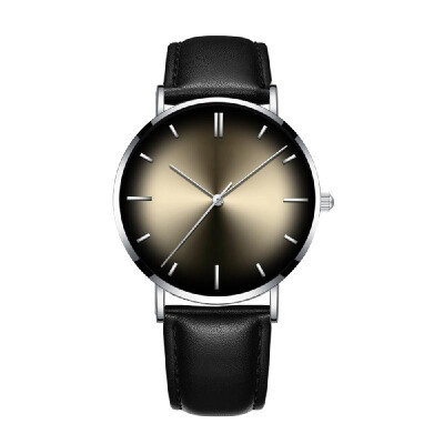 

Ultra Thin Business Leisure Watches Mens Wristwatch Simple PU Leather Band Watch Quartz Movement Wrist Watch