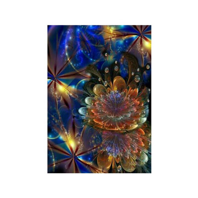 

Blossom Pattern Bedroom 5D printed rhinestone painting DIY Frameless Cross-stitch for Collection 30x40CM