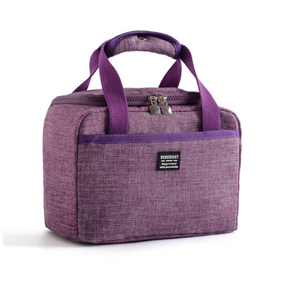 

Insulated Lunch Bags for Women Men Reusable Lunch Box Durable Oxford Thermal Snacks Organizer
