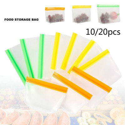 

1020pcs High Quailty Reusable Silicone Wraps Fresh Saver Storage Sealed Food Packaging Bag Set Fridge Food Containers Set