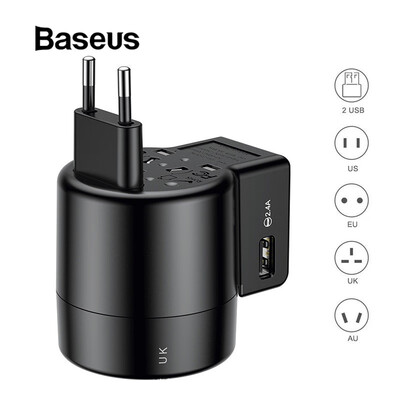 

Baseus Universal USB Travel Charger for Samsung S9 S9 S8 S7Phone USB charger Plug adapter for HuaWei XiaoMi Vivo